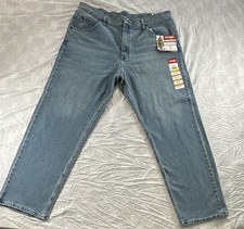 Wrangler Five Star Heritage Relaxed Fit Stretch Straight Jeans Blue 36x29