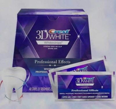 20 Stück 3D Weiß Zähne Whitestrips Luxe   Professionelle Bleaching-Streifen DE