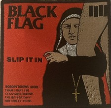 Black Flag - Slip It In 3.5" x 3.5" Woven Patch 80 Hardcore Punk