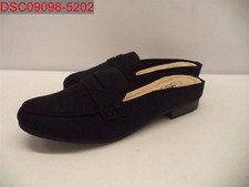 Mia Amore Women's Size 6M Black Slip On Mule 2 1/4" Heel Shoes 742282223066
