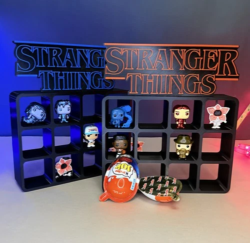 Kinder Joy Stranger Things Funko Pop Style Display Stand 2026 – No Figures