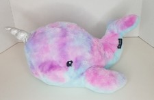 FAO Schwarz Rainbow Narwhal 8" Plush - Lights Up  Plays Sounds 2020