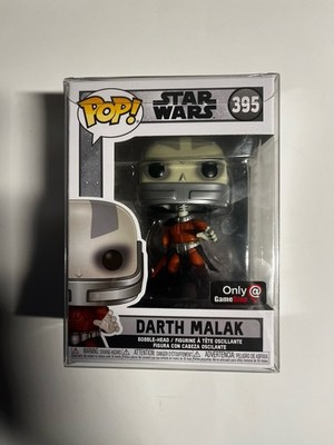 Funko Pop Star Wars Darth Malak #395 GameStop Exclusive Vinyl Figure w/Protector