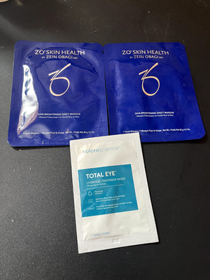 ZO Skin Health Skin Brightening Sheet Masque (2 Masks) + Colorescience Total Eye