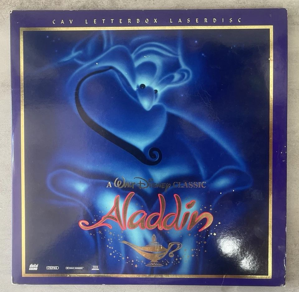 Disney Aladdin (1992) Laserdisc CAV Letterbox Edition – 2 Disc Set – Digital - Image 3 of 4