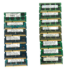 LOT of 15 4GB DDR3 SO-DIMM 204-pin PC3-10600S 1333MHz Laptop Notebook Memory RAM