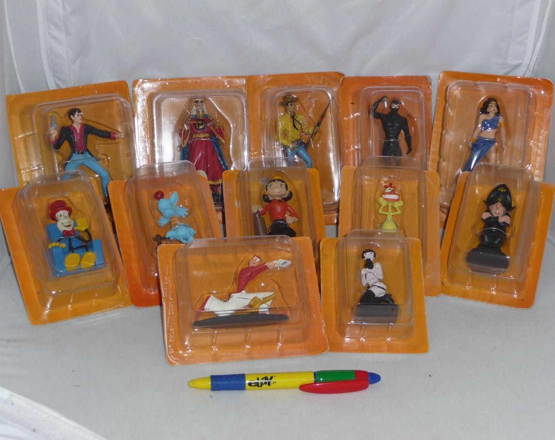 FUMETTI 3D Collection SCELTA PERSONAGGIO Tex Cattivik Diabolik Valentina Marta