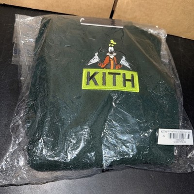 Kith x Disney Mickey & Friends Goofy Box Logo Hoodie Stadium Brand
