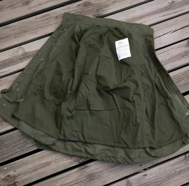 M-65 Field Jacket Olive Drab OD GREEN US Army Vet Navy Seabees Military Veteran - Image 3 of 4