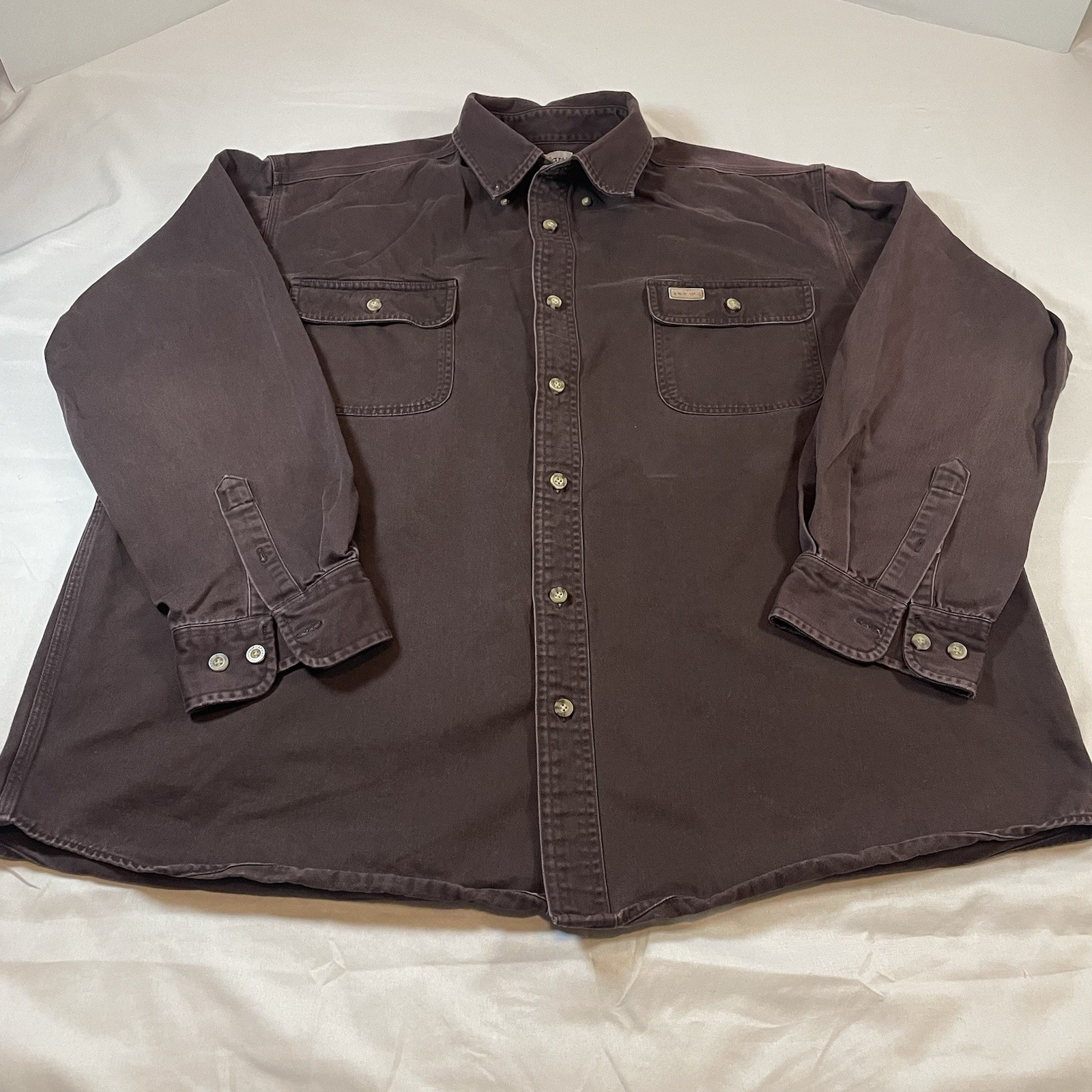 Carhartt Heavy Duty Long Sleeve Button Up Men’s XL C-811