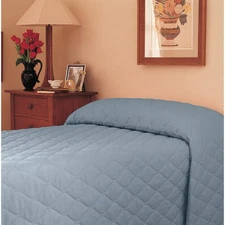 MARTEX Mainspread Bedspread,118 in L,Slate 15V628