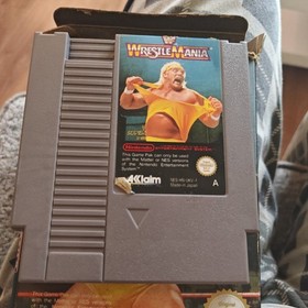 NINTENDO NES GAME BOXED - WWF WRESTLEMANIA - PAL VERSION WITH MANUAL 