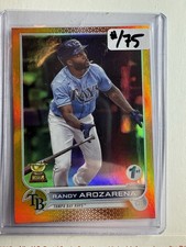 2022 Topps Series 1 1st Edition - Randy Arozarena #196 Orange /75