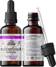 Passionflower Tincture, Organic Passionflower Extract, Passionflower Drops Pass
