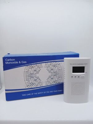 3-Pk Combination Gas Carbon Monoxide Detector Plug-in W/ Battery Backup KH-522