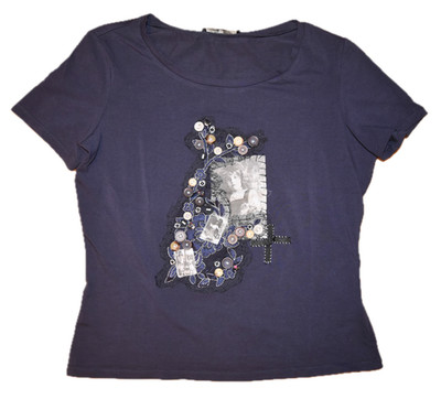Max Mara Weekend T-Shirt Gr. XL NEU Fotomotiv Vintage