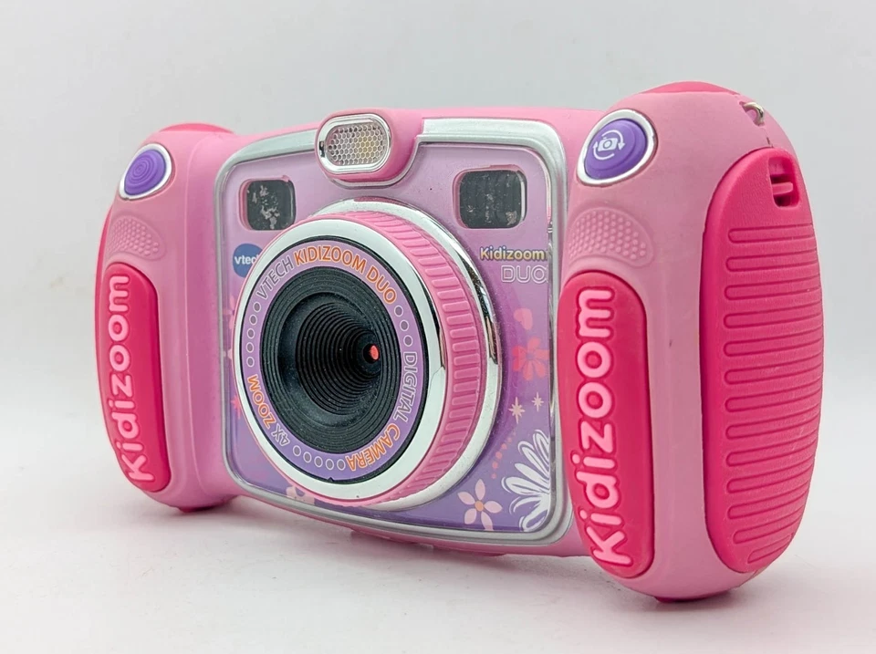 Vtech Kidizoom Duo 5.0 Digital Camera 5MP 4x Opt Zoom Front Selfie Camera Pink - Image 3 of 4