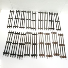 Vintage MARX Lionel Train Track O27 Gauge 3-Rail Straight USA 18 PIECE LOT