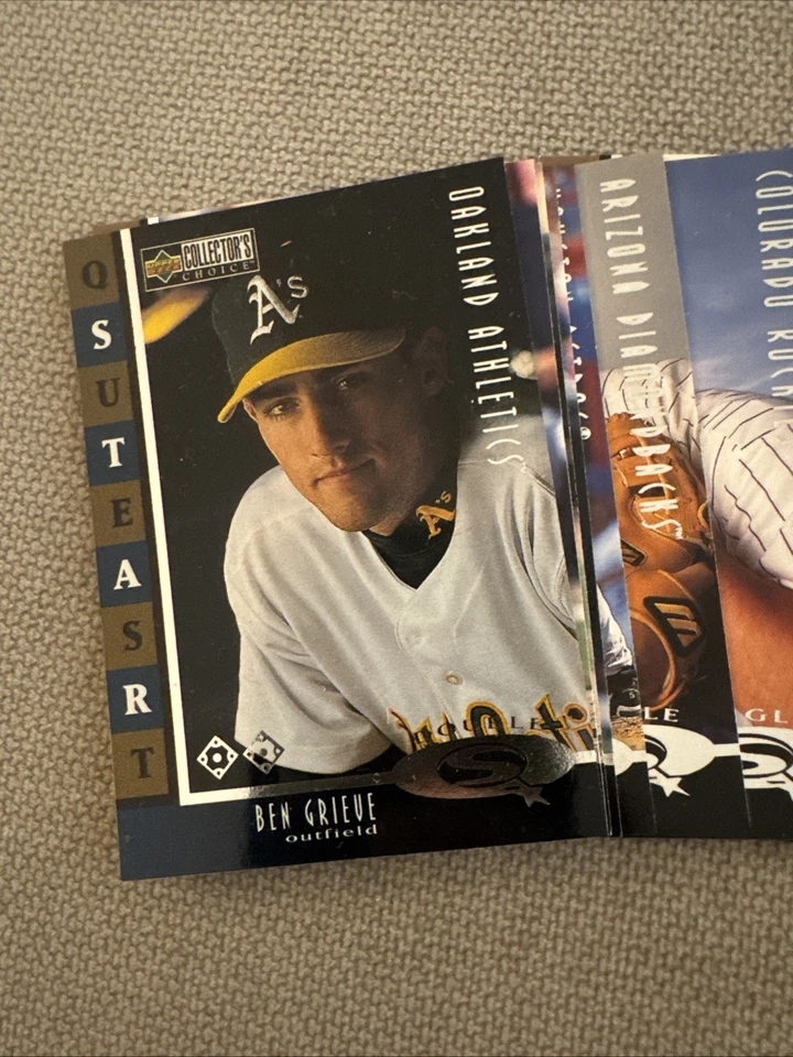 Lote de 63 cartas Upper Deck Collector's Choice StarQuest 1998 MLB - Ben Grieve doble Foto 2 de 2