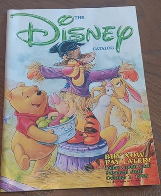 Disney Catalog 1998 Fall Halloween Pooh Kids Goofy Tigger Vintage Magazine