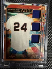 Leaf 2023 Art of Sport Willie Mays Work of Art Game-Used Multi-Patch  #WA-36 /30