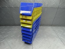 Global Plastic Shelf Storage Bins 10-1/4 x 3 x 4" Organizer 146101 (Lot of 9)