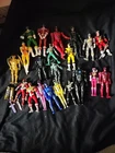 Vintage Power Rangers Loose Action Figure Lot of 21 Some  Weapons Bandai