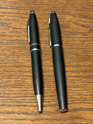 Black & Silver Cross Pen & Fountain Pen Set