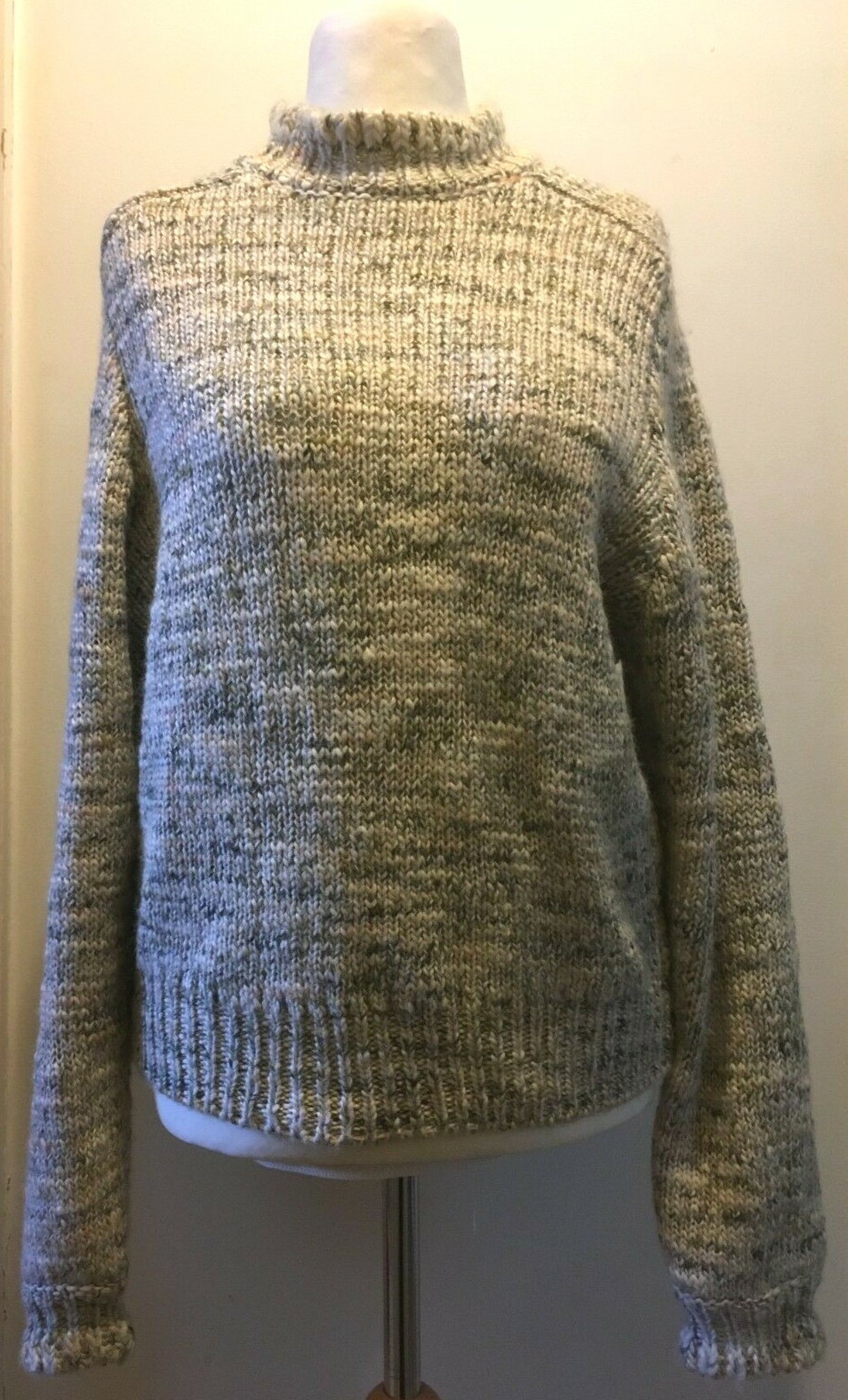 Wool Blend Pullover Jumper Soaked In Luxury Size 12 Uk BNWT £89.99 Cream/Rose