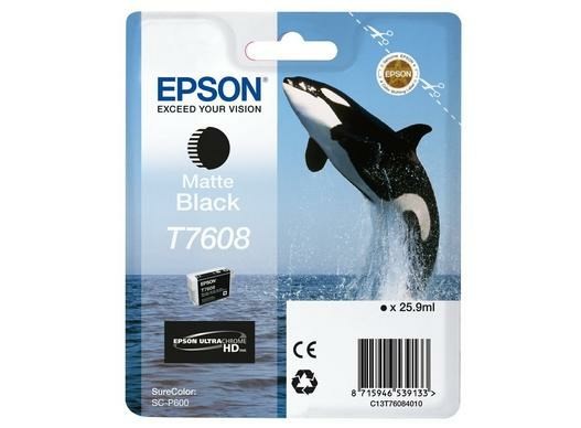 Original Epson T7608 Matte Black Ink Cartridge (C13T76084010) - Image 3