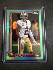 Topps Chrome 2025 Deommodore Lenoir #269 Teal Refractor /299 San Francisco 49ers