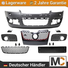 Front Stoßfänger Vorne + Wabengrill Schwarz + Gitter geschlossen für VW Golf 5