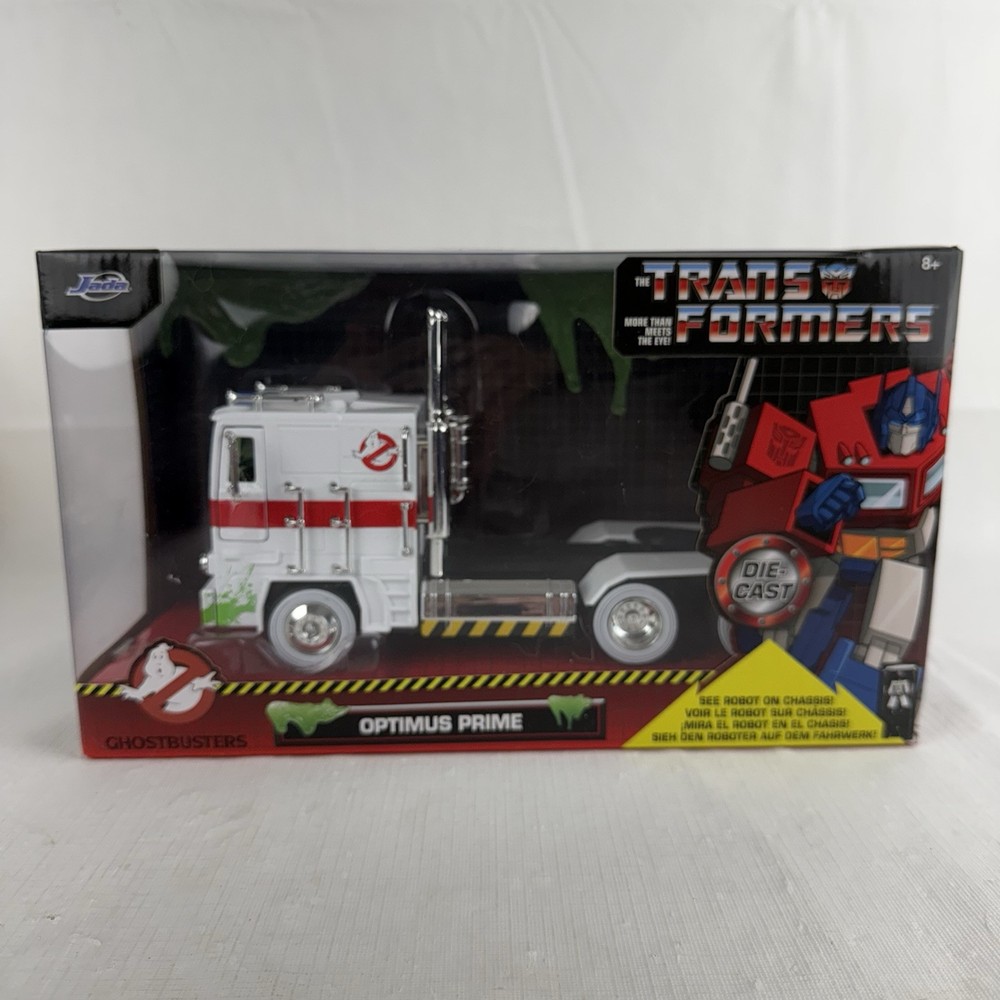 JADA 1/24 Scale Optimus Prime x Ghostbusters Ecto-1 Mash-Up 35572
