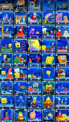 2025 TOPPS CHROME SPONGEBOB SQUAREPANTS SAPPHIRE - PYC -