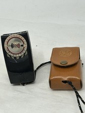 GE Mascot II Exposure Meter Type PR-35, With Leather Case, Works 