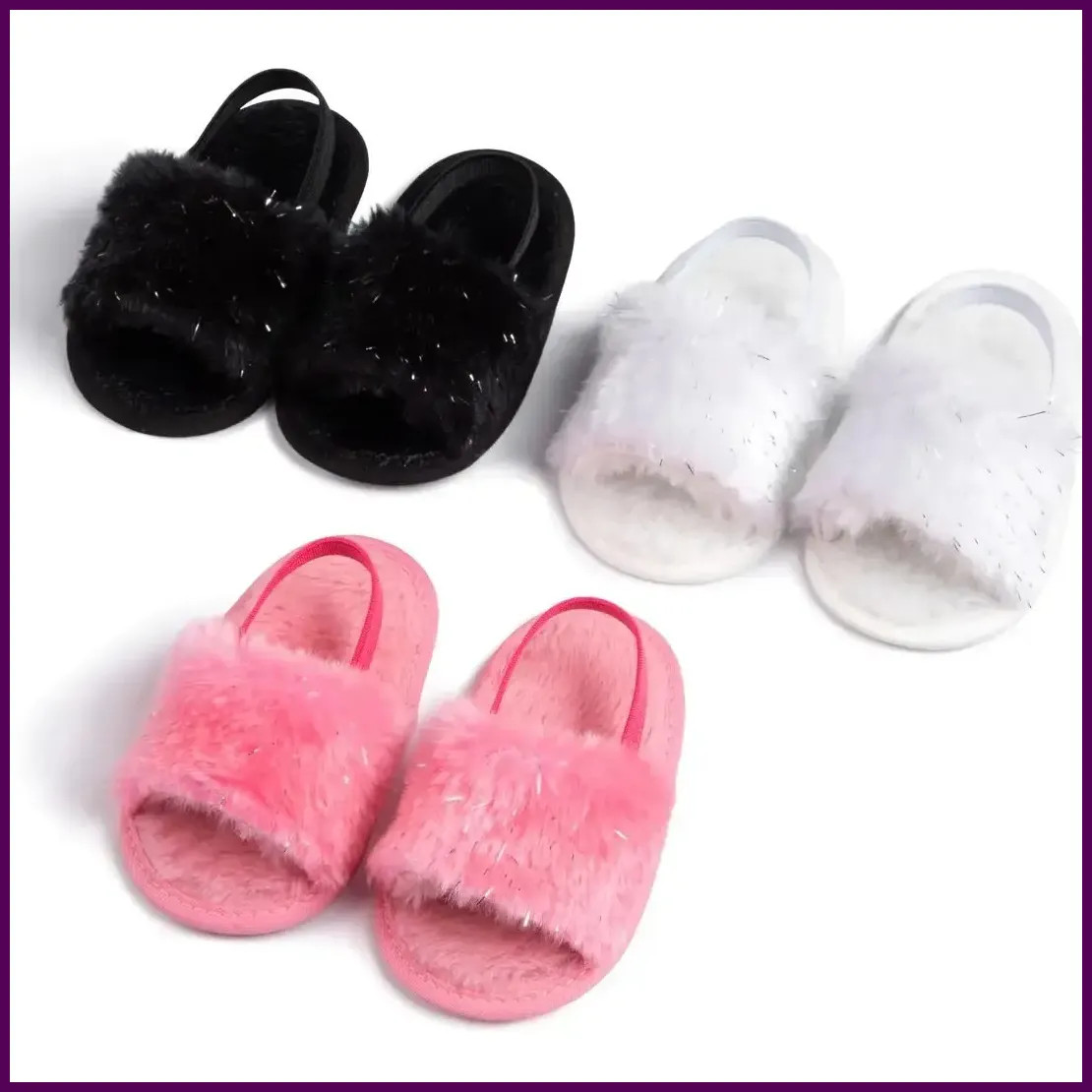 Meckior Bebé Niños Niñas Sandalias Esponjosas Bebé Zapatos Recién Nacido Algodón Suela Suave