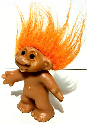 Dam - Norfin Troll - Orange Hair - Naked - Vintage 1986