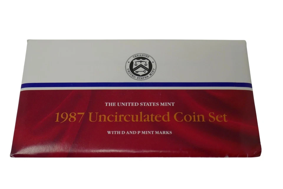 1987 US Mint Uncirculated Coin Set ~ Denver Philadelphia Mint - Image 2 of 4