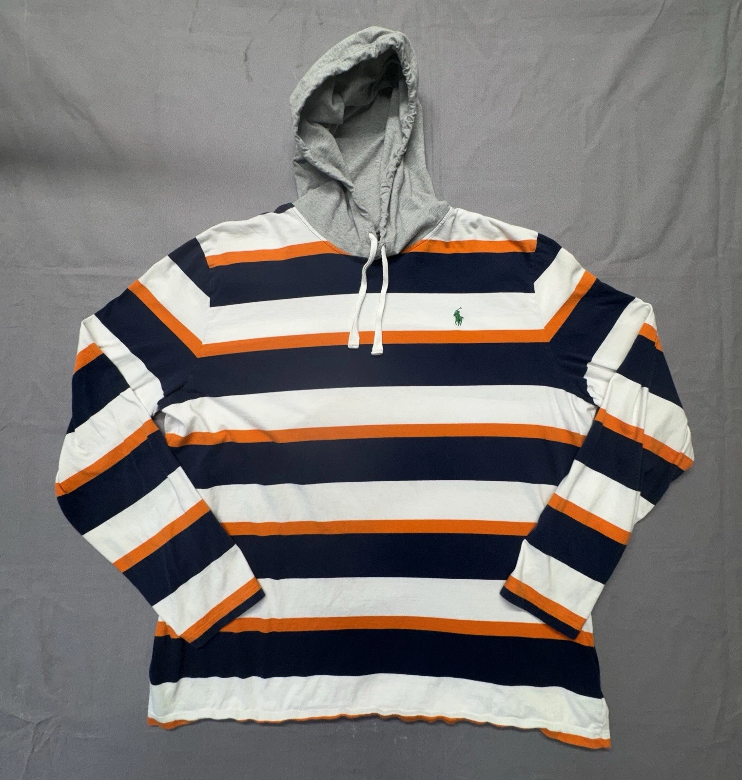 Polo Ralph Lauren Lightweight Pullover Hoodie Sweatshirt Mens Size XXL Stripe G7
Opens in a new wind