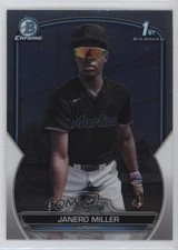 2023 Bowman Chrome Prospects Janero Miller #BCP-184 16wc