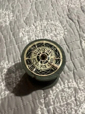 Vintage J & P Coats Best Six Cord No. 50, 400 Yds. Black Thread Green Wood Spool