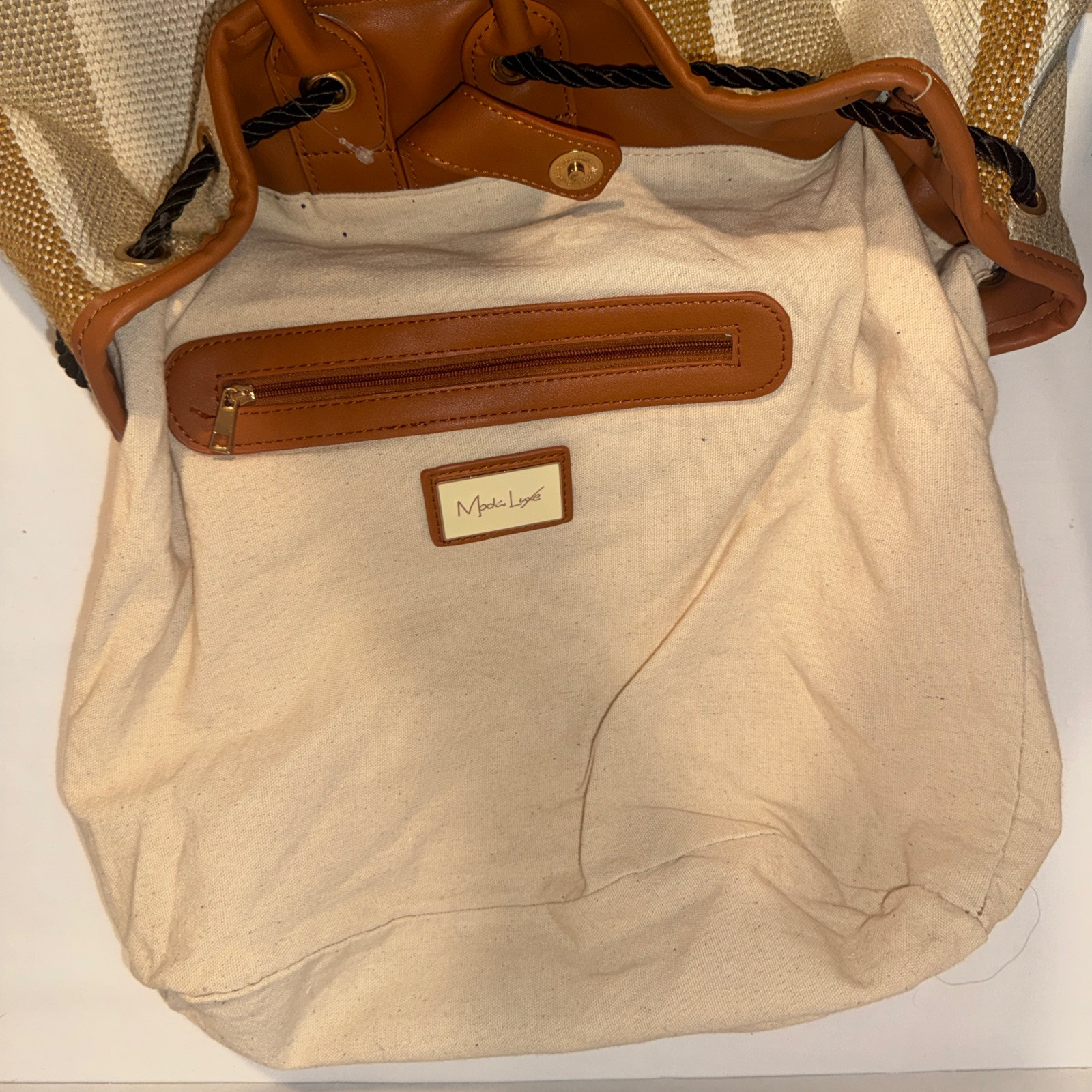 Moda Luxe Malaga Backpack Drawstring/Magnetic Clo… - image 8