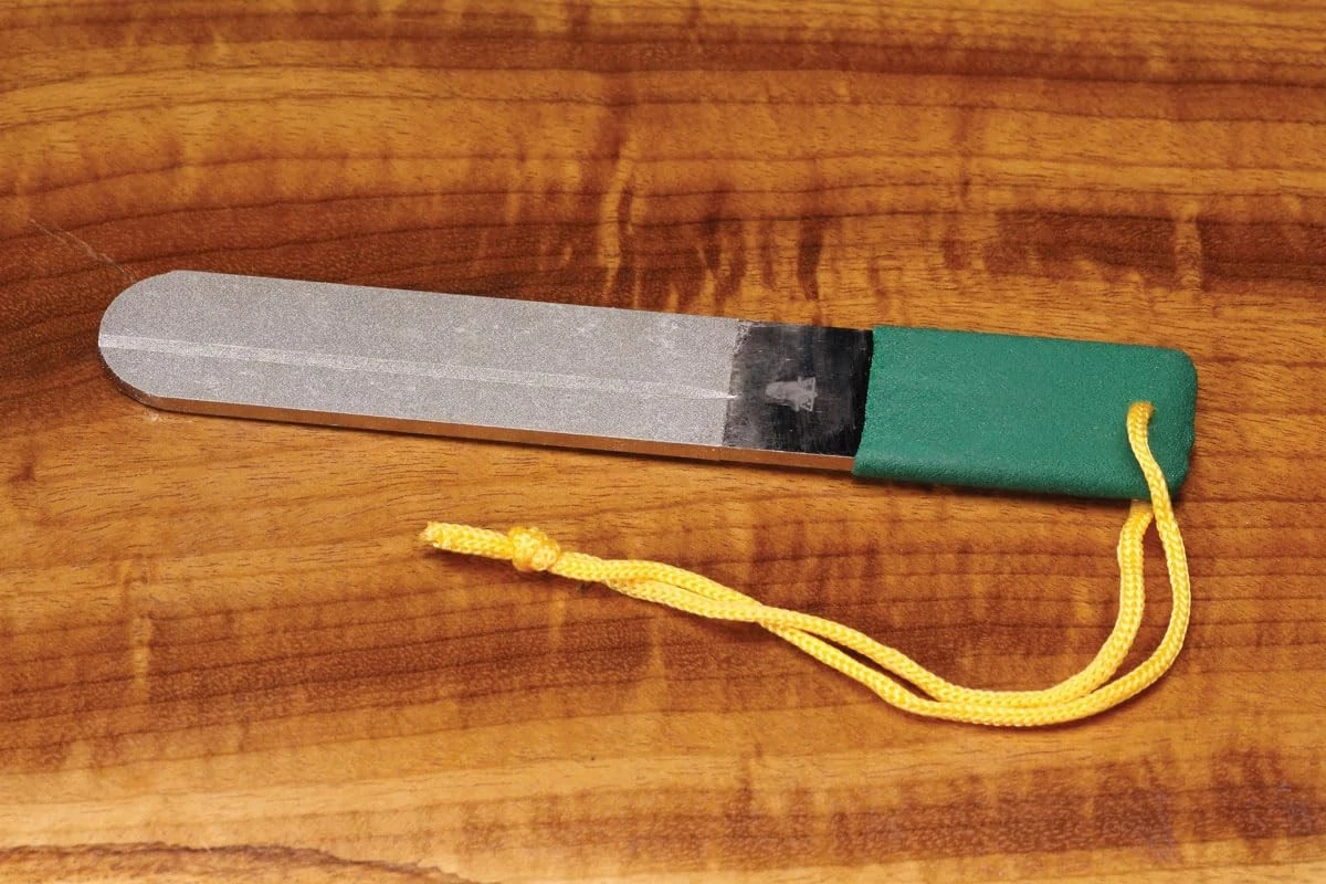 Black Knife Sharpener Stainless Steel Dual Diamond Grit 4 and 6 Inch Models