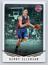 2016-17 Panini Studio #85 Henry Ellenson Detroit Pistons Rookie