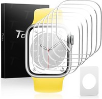 Tocol 6 StüCk Schutzfolie Kompatibel Mit Apple Watch Series 6/5/4/SE 40Mm Klar