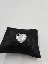 Tiffany  Co 925 Sterling Silver Double Heart Charm Pendant