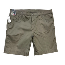 Roundtree Yorke Casuals Men s Shorts 42 Charcoal Gray Flat Front 9 NWT 59
