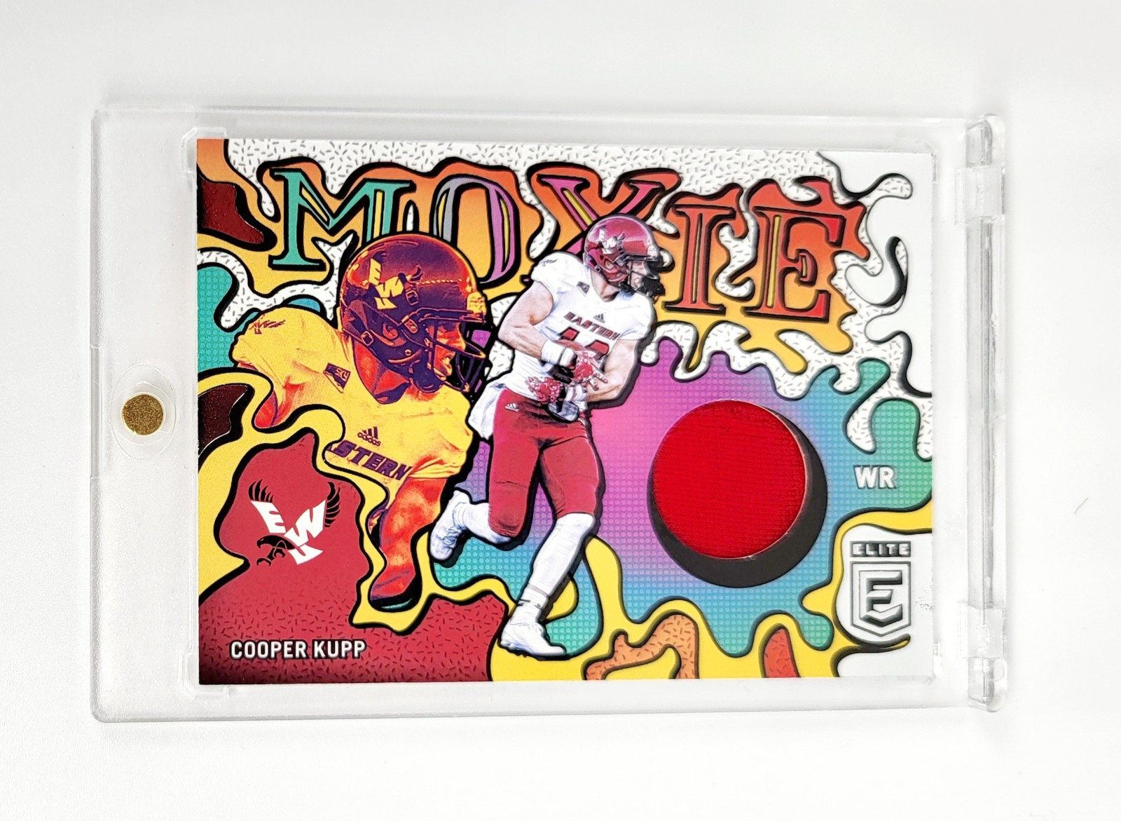 2022 Chronicles Draft Picks Elite Moxie Cooper Kupp LA Rams Mint Jersey Patch