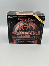 VTG Happy Days 100 Rock n Roll Hits 1960s 8 Compact Discs CD] Box Set Music EUC