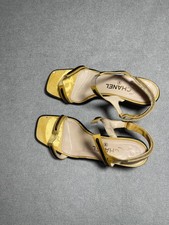 Chanel vintage mid-heel sandals